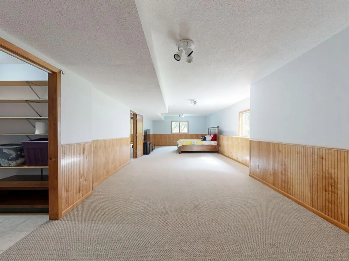 Finished basement media and family room in Nahant, MA by Wolf Carpenters