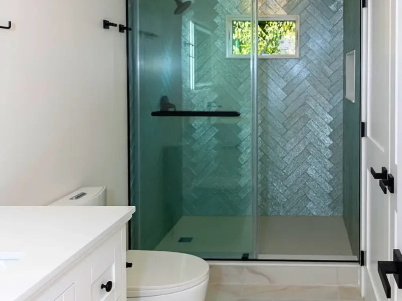 Completed bathroom remodel in Peabody, MA by Wolf Carpenters